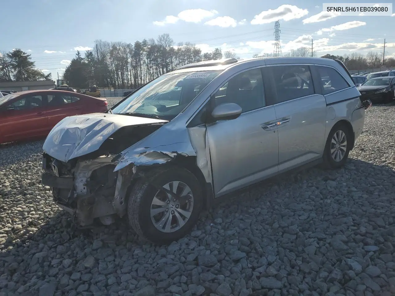 5FNRL5H61EB039080 2014 Honda Odyssey Exl