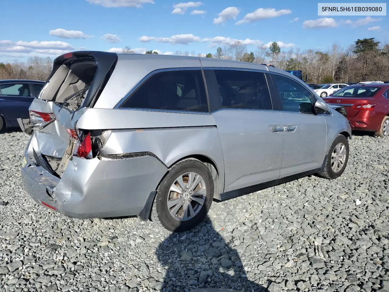 5FNRL5H61EB039080 2014 Honda Odyssey Exl