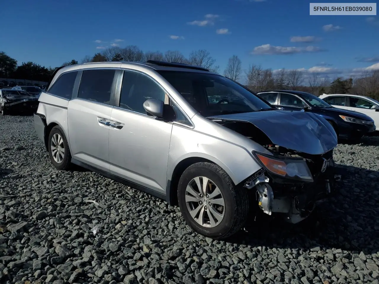5FNRL5H61EB039080 2014 Honda Odyssey Exl