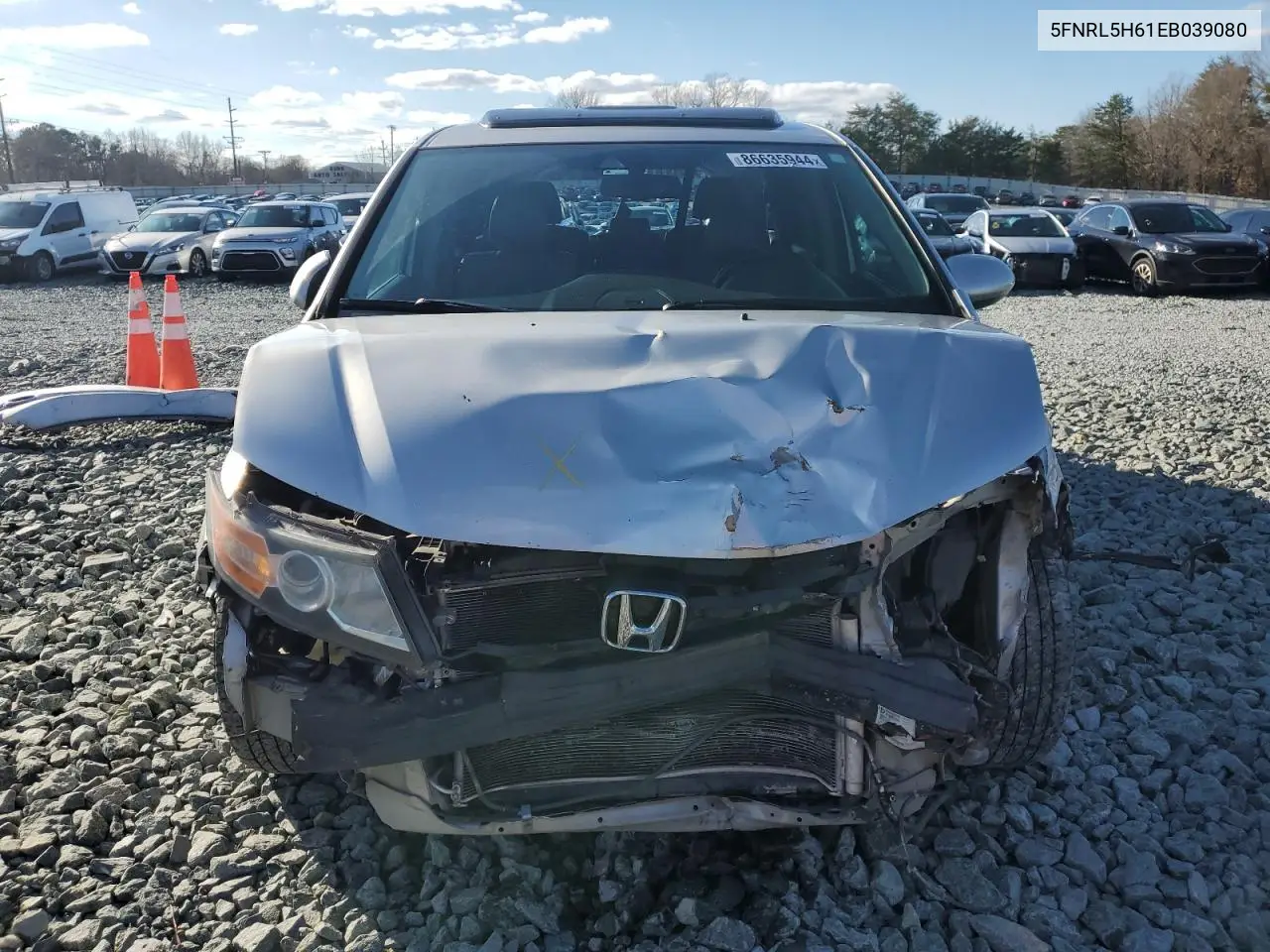 5FNRL5H61EB039080 2014 Honda Odyssey Exl