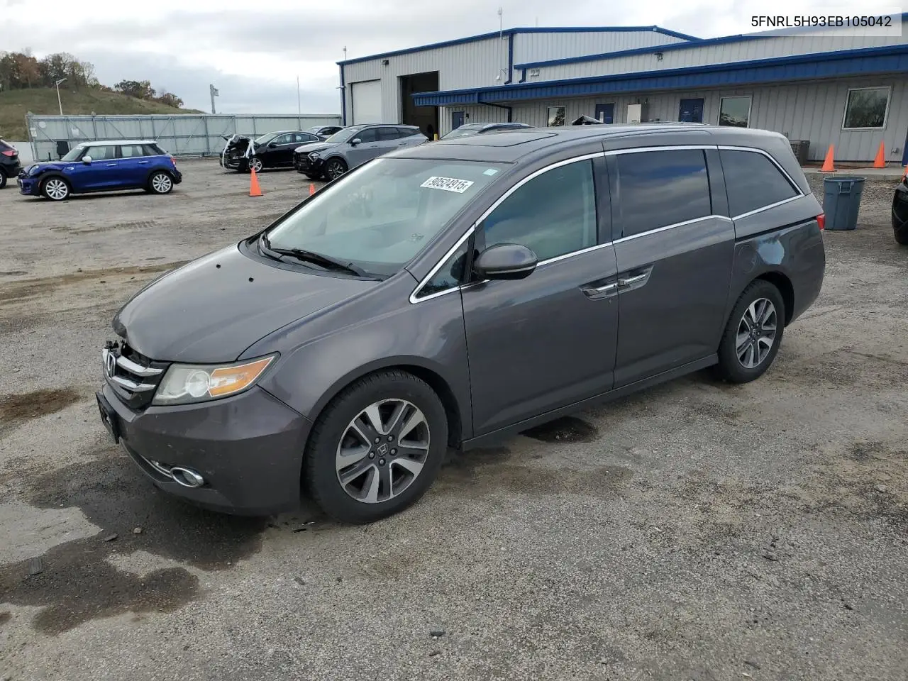 5FNRL5H93EB105042 2014 Honda Odyssey Touring