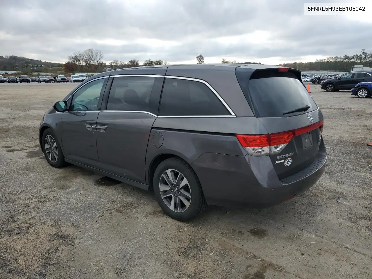 5FNRL5H93EB105042 2014 Honda Odyssey Touring