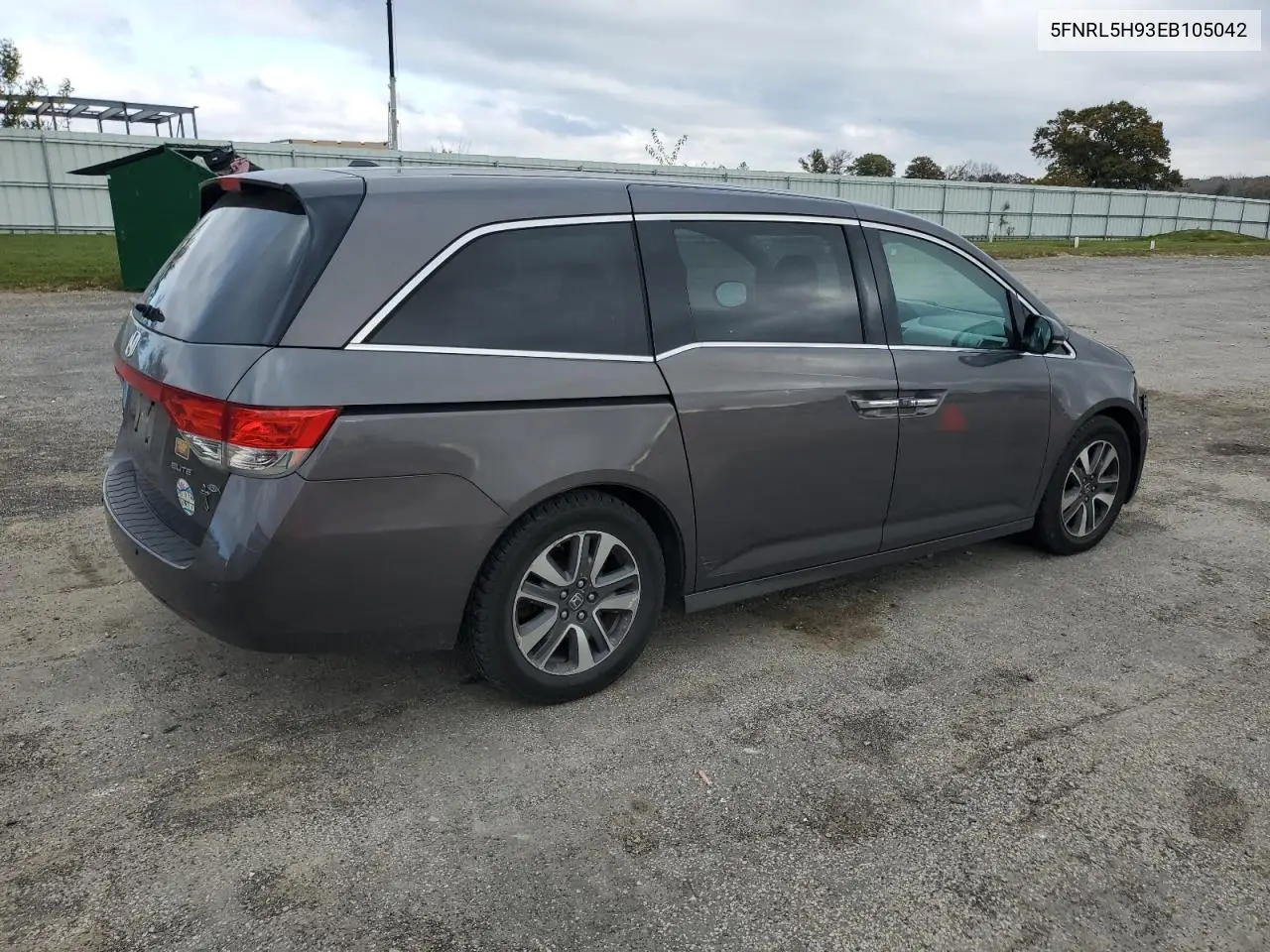 5FNRL5H93EB105042 2014 Honda Odyssey Touring