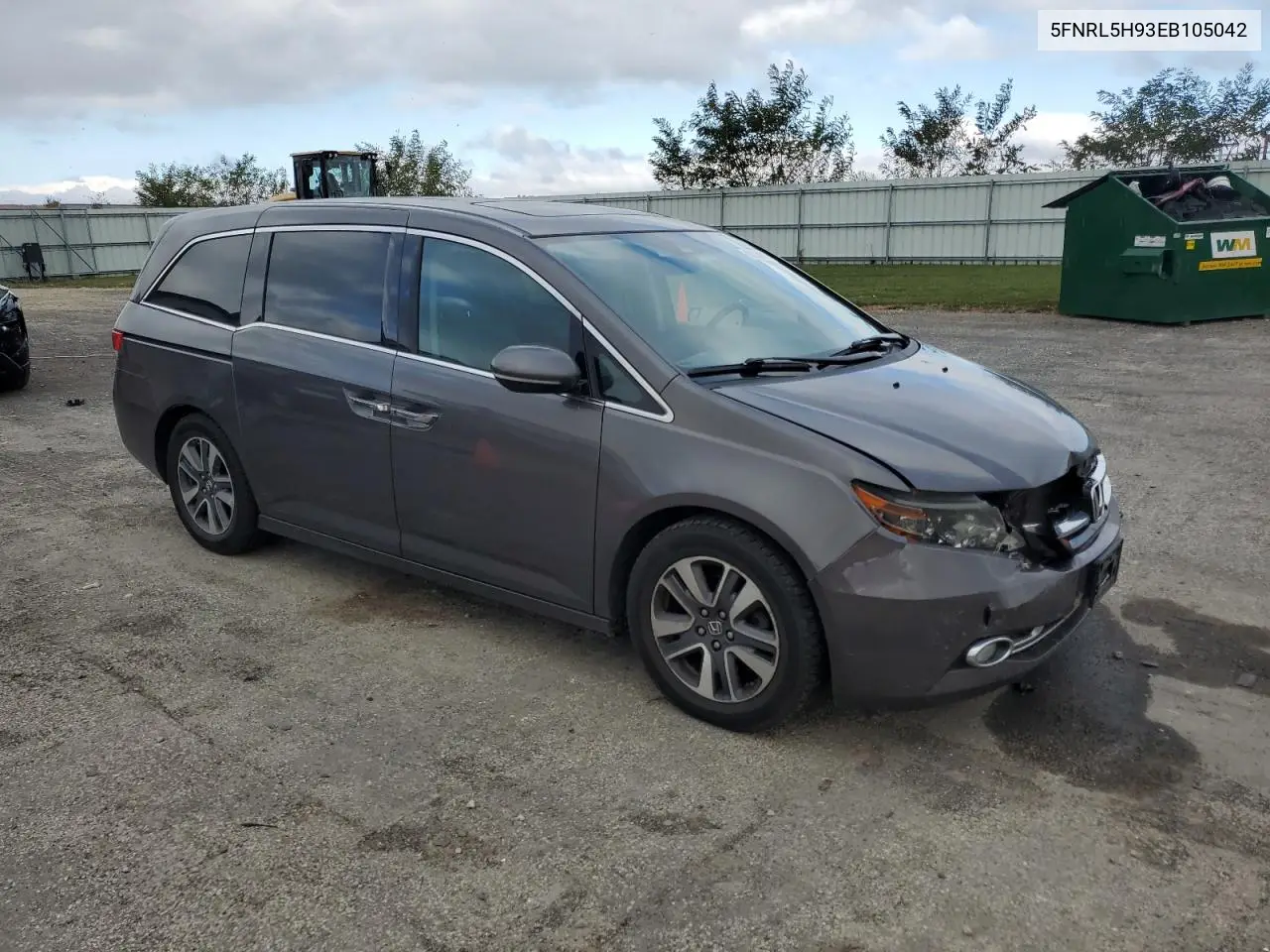 5FNRL5H93EB105042 2014 Honda Odyssey Touring