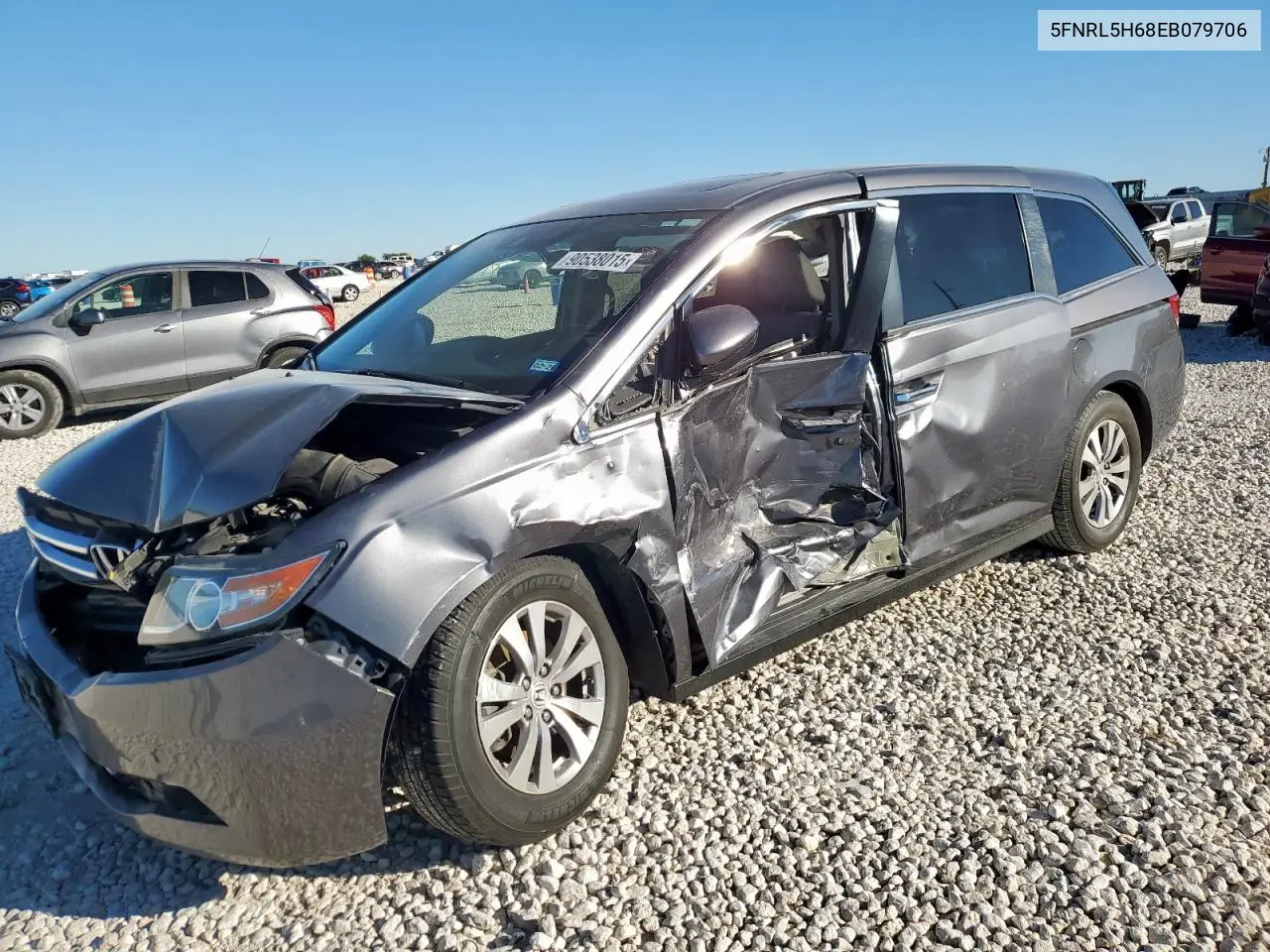 5FNRL5H68EB079706 2014 Honda Odyssey Exl