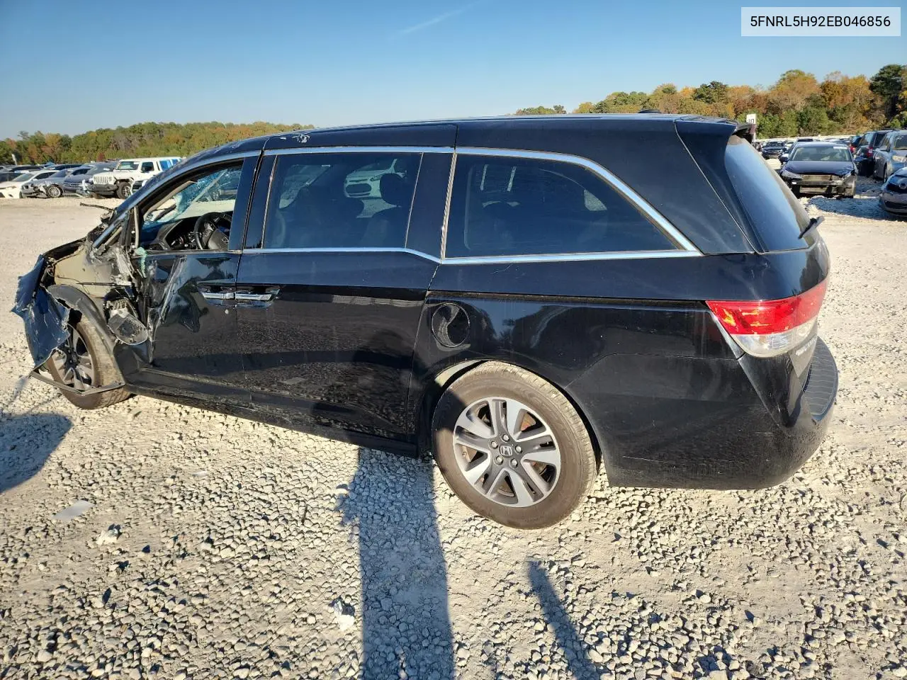 5FNRL5H92EB046856 2014 Honda Odyssey Touring