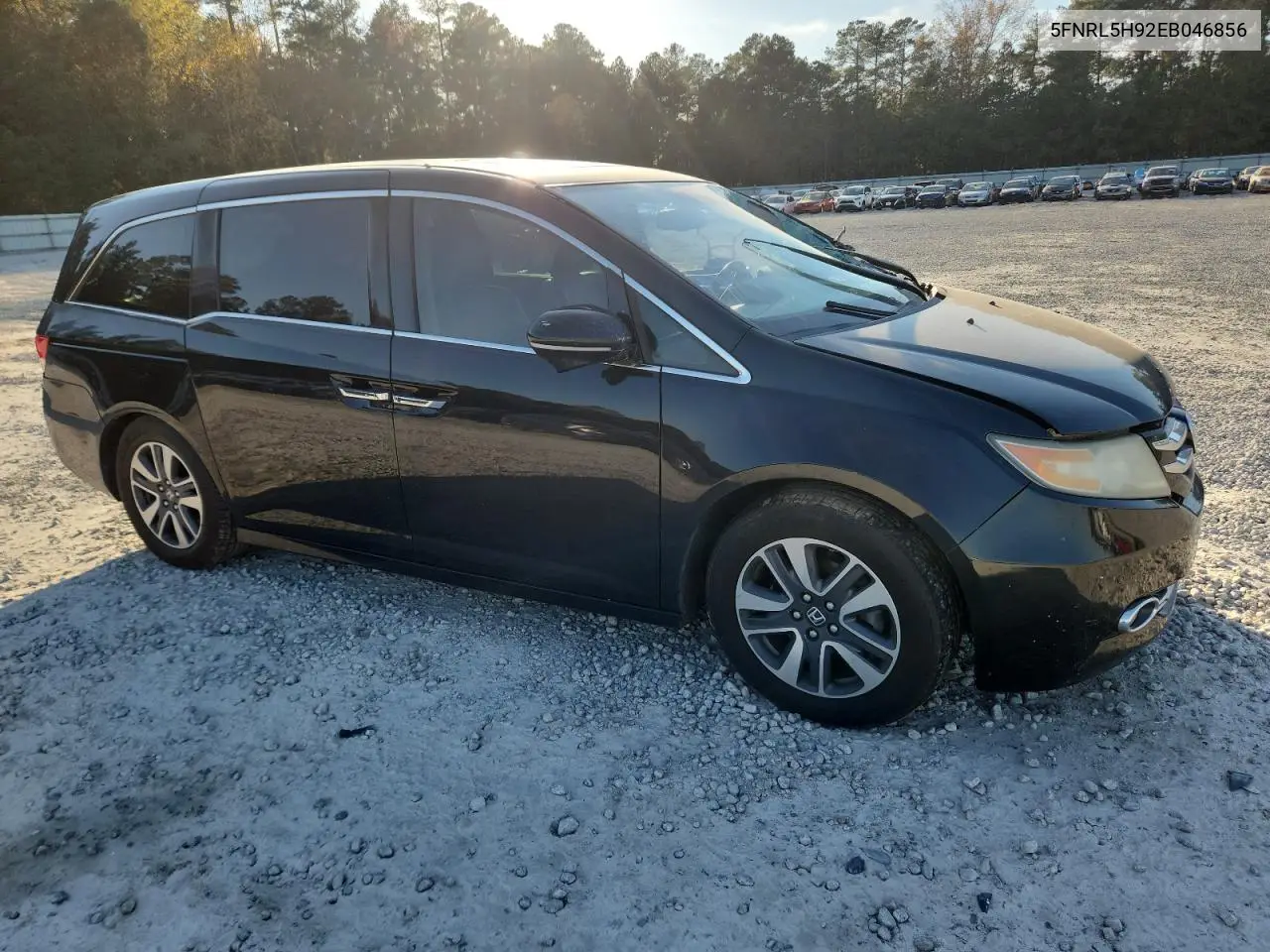 5FNRL5H92EB046856 2014 Honda Odyssey Touring