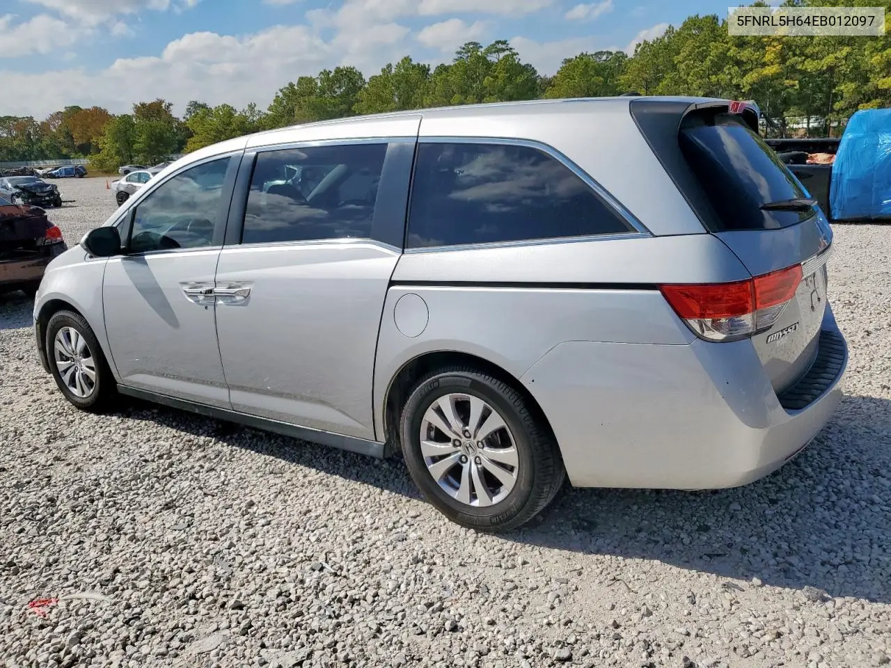 5FNRL5H64EB012097 2014 Honda Odyssey Exl