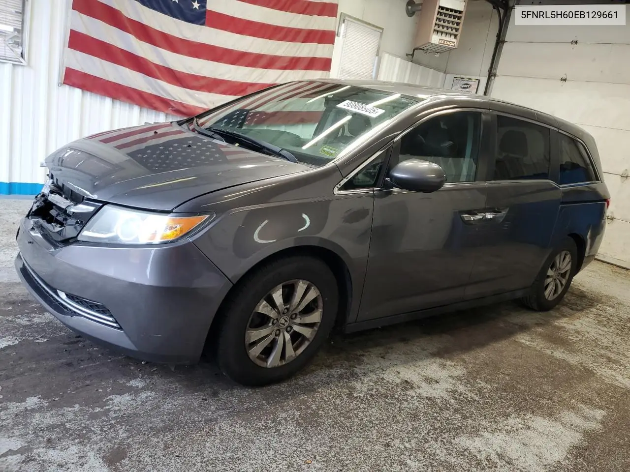 5FNRL5H60EB129661 2014 Honda Odyssey Exl