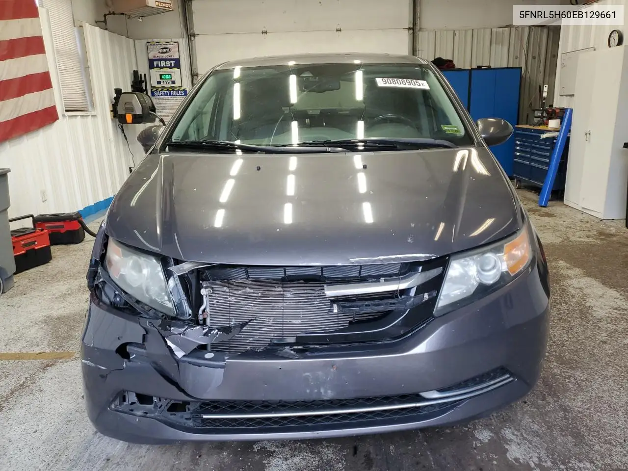 5FNRL5H60EB129661 2014 Honda Odyssey Exl