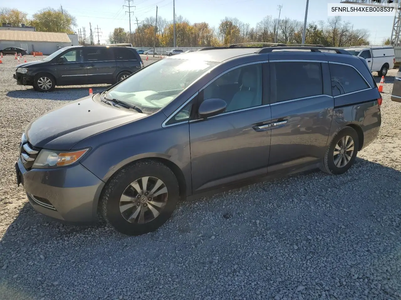 5FNRL5H4XEB008537 2014 Honda Odyssey Ex