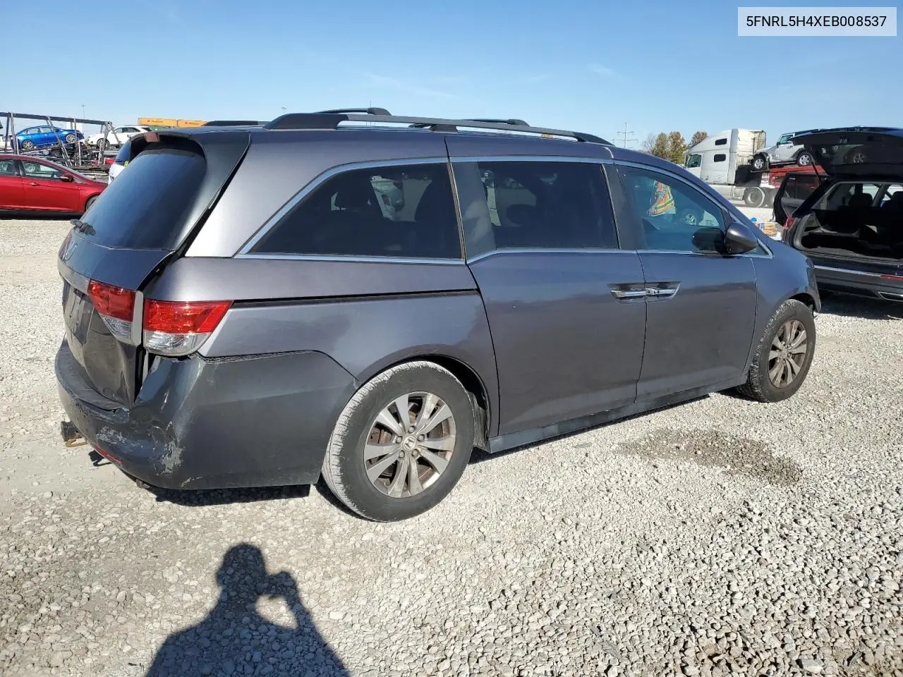 5FNRL5H4XEB008537 2014 Honda Odyssey Ex