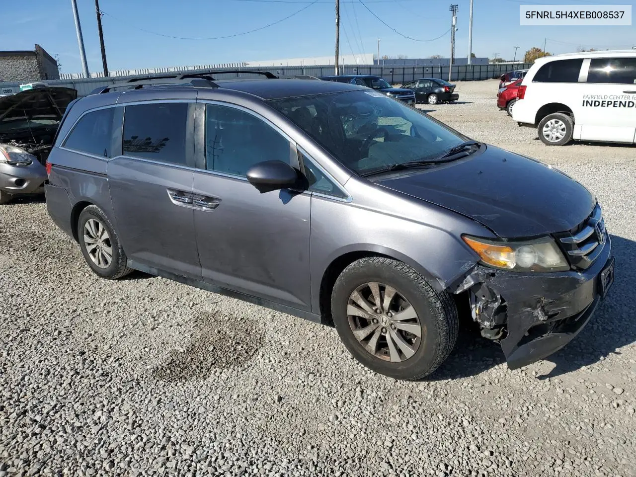 5FNRL5H4XEB008537 2014 Honda Odyssey Ex