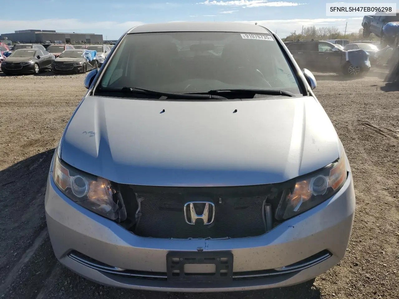 5FNRL5H47EB096298 2014 Honda Odyssey Ex