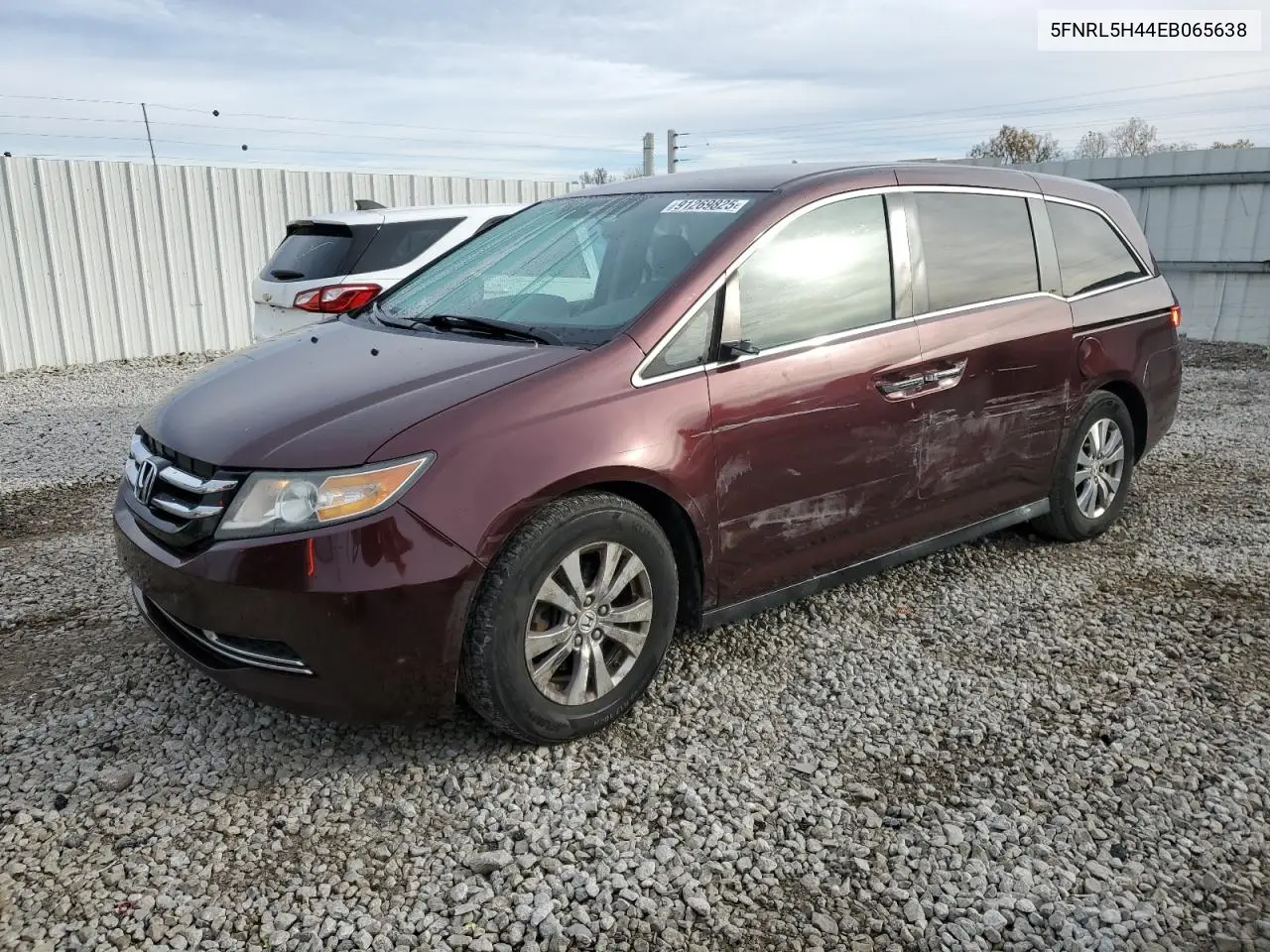 5FNRL5H44EB065638 2014 Honda Odyssey Ex