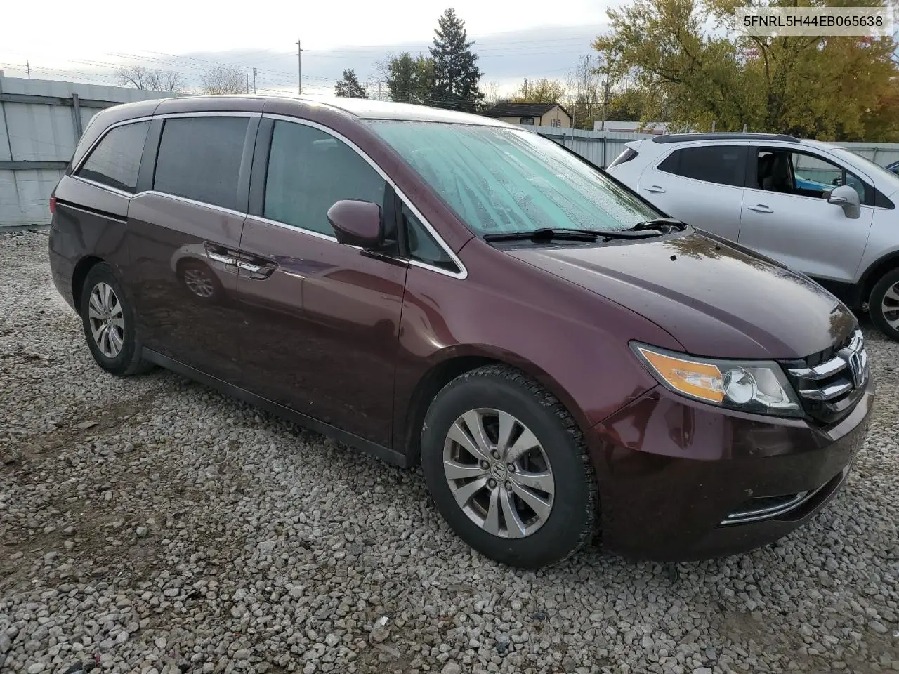 5FNRL5H44EB065638 2014 Honda Odyssey Ex