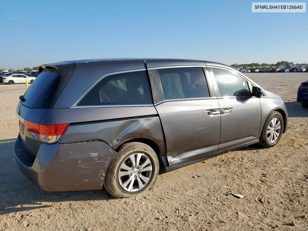 5FNRL5H41EB126640 2014 Honda Odyssey Ex