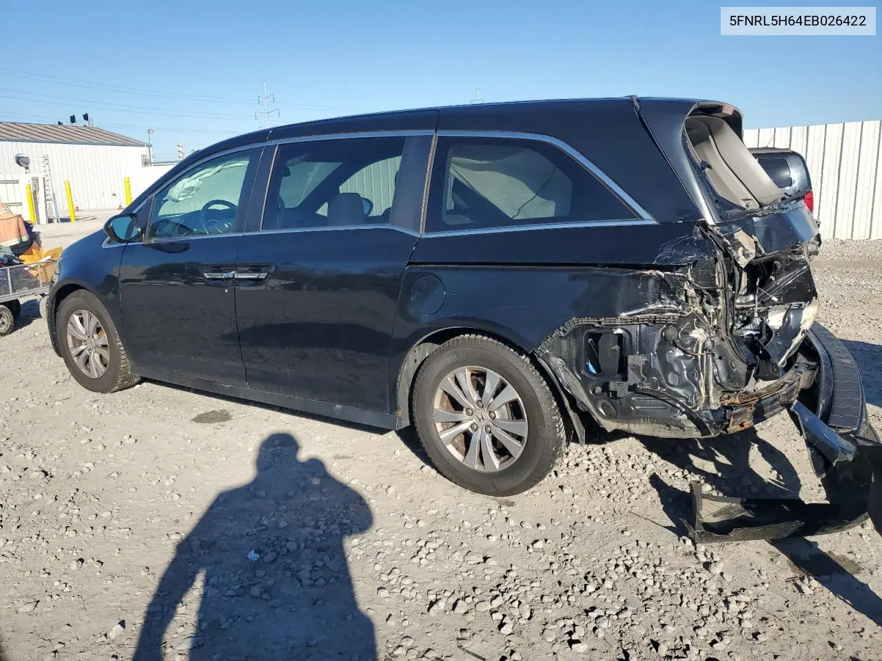 5FNRL5H64EB026422 2014 Honda Odyssey Exl
