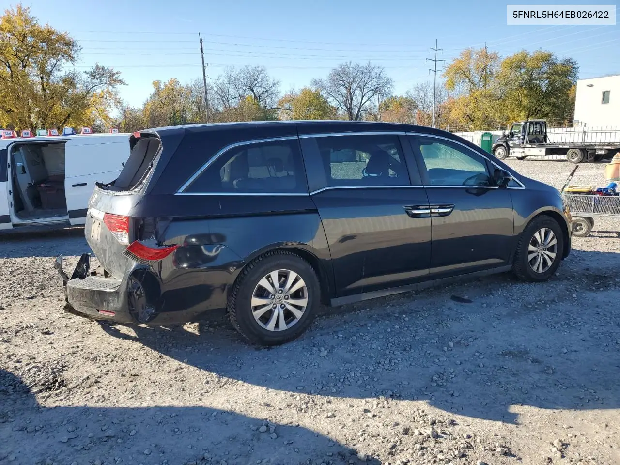 5FNRL5H64EB026422 2014 Honda Odyssey Exl