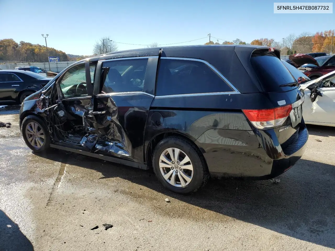5FNRL5H47EB087732 2014 Honda Odyssey Ex