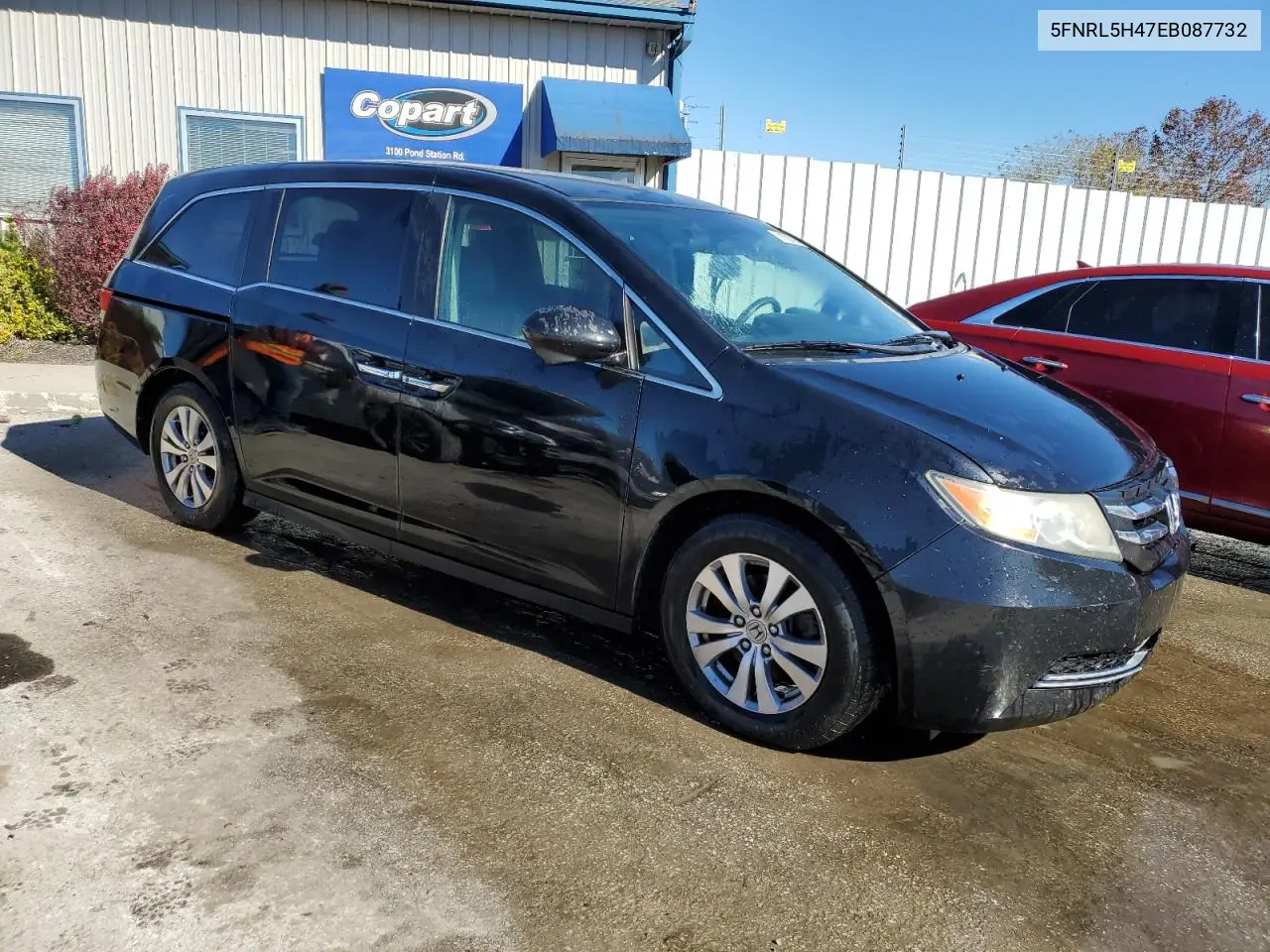 5FNRL5H47EB087732 2014 Honda Odyssey Ex