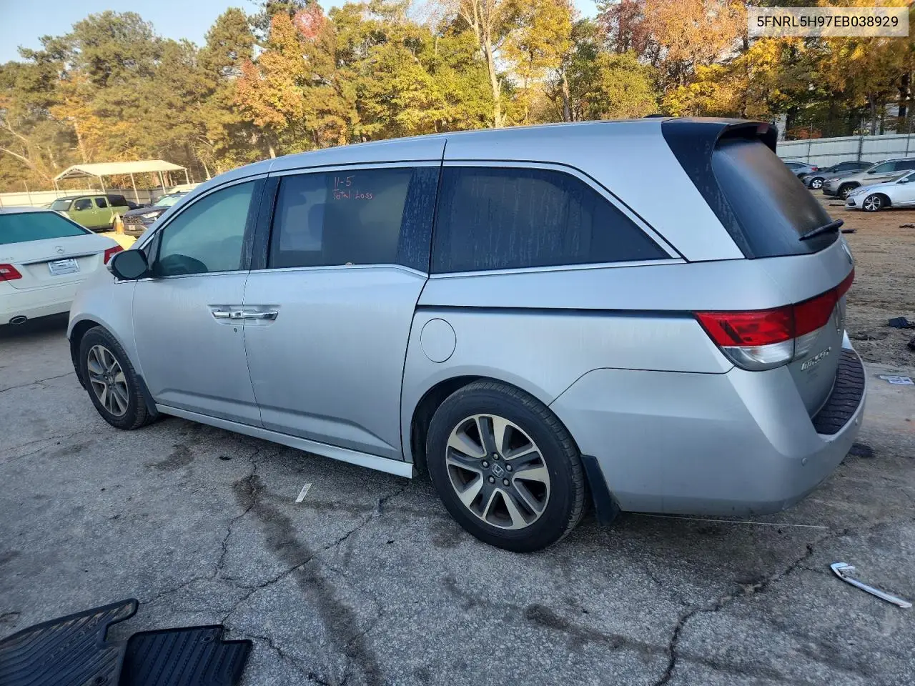 5FNRL5H97EB038929 2014 Honda Odyssey Touring