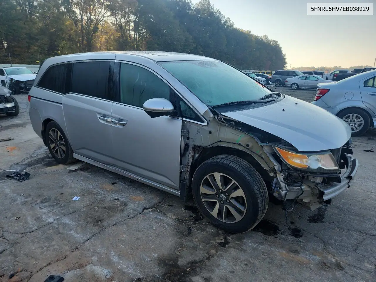 5FNRL5H97EB038929 2014 Honda Odyssey Touring