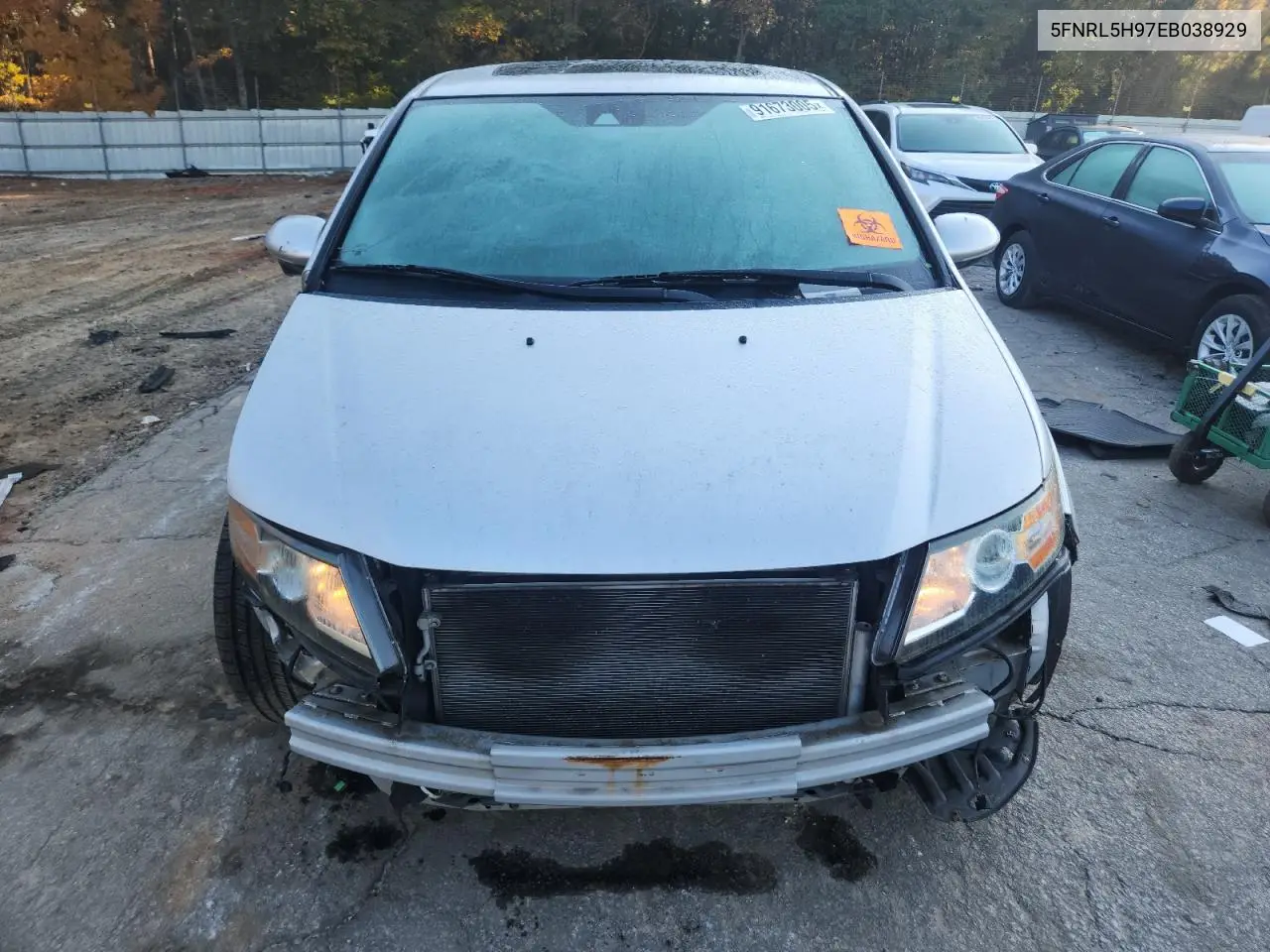 5FNRL5H97EB038929 2014 Honda Odyssey Touring