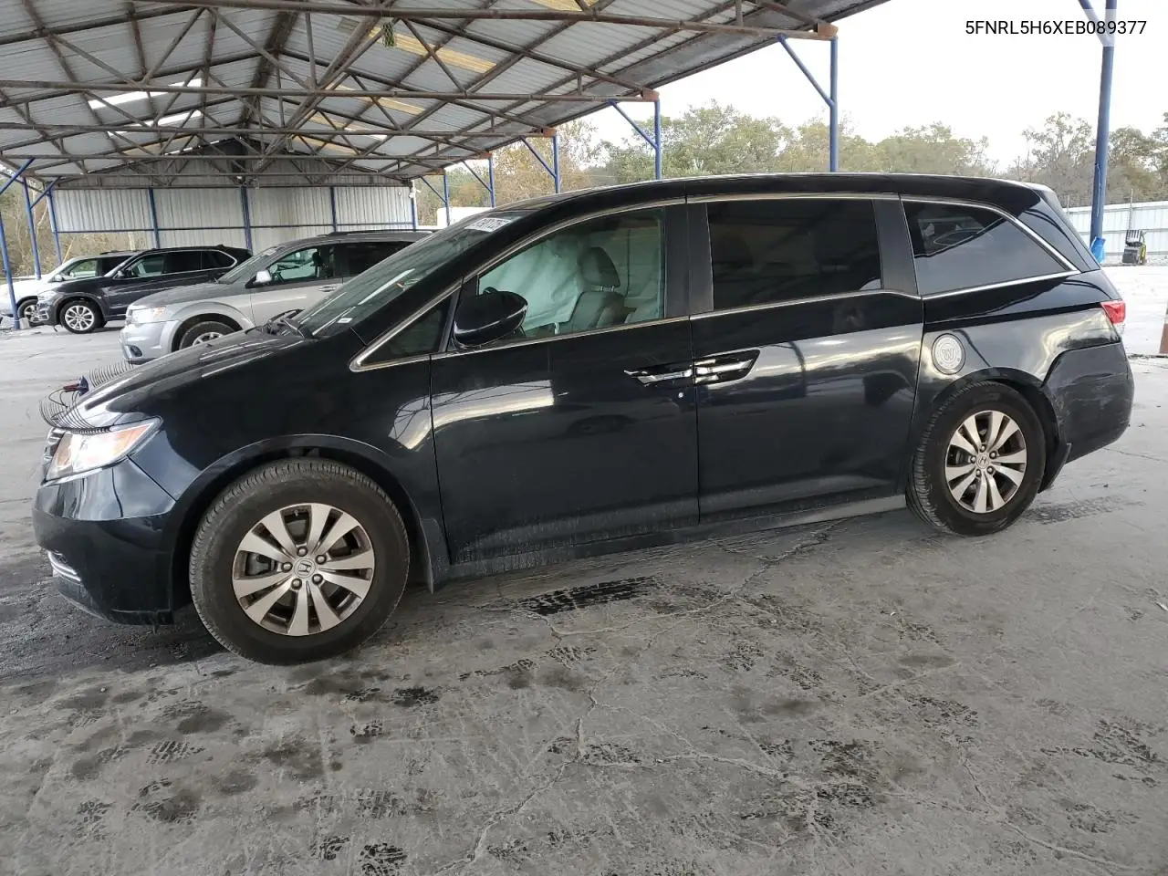 5FNRL5H6XEB089377 2014 Honda Odyssey Exl