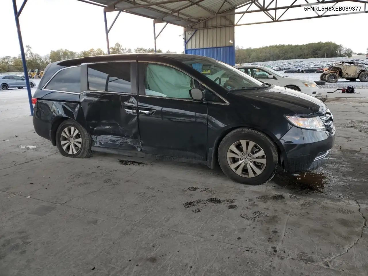 5FNRL5H6XEB089377 2014 Honda Odyssey Exl