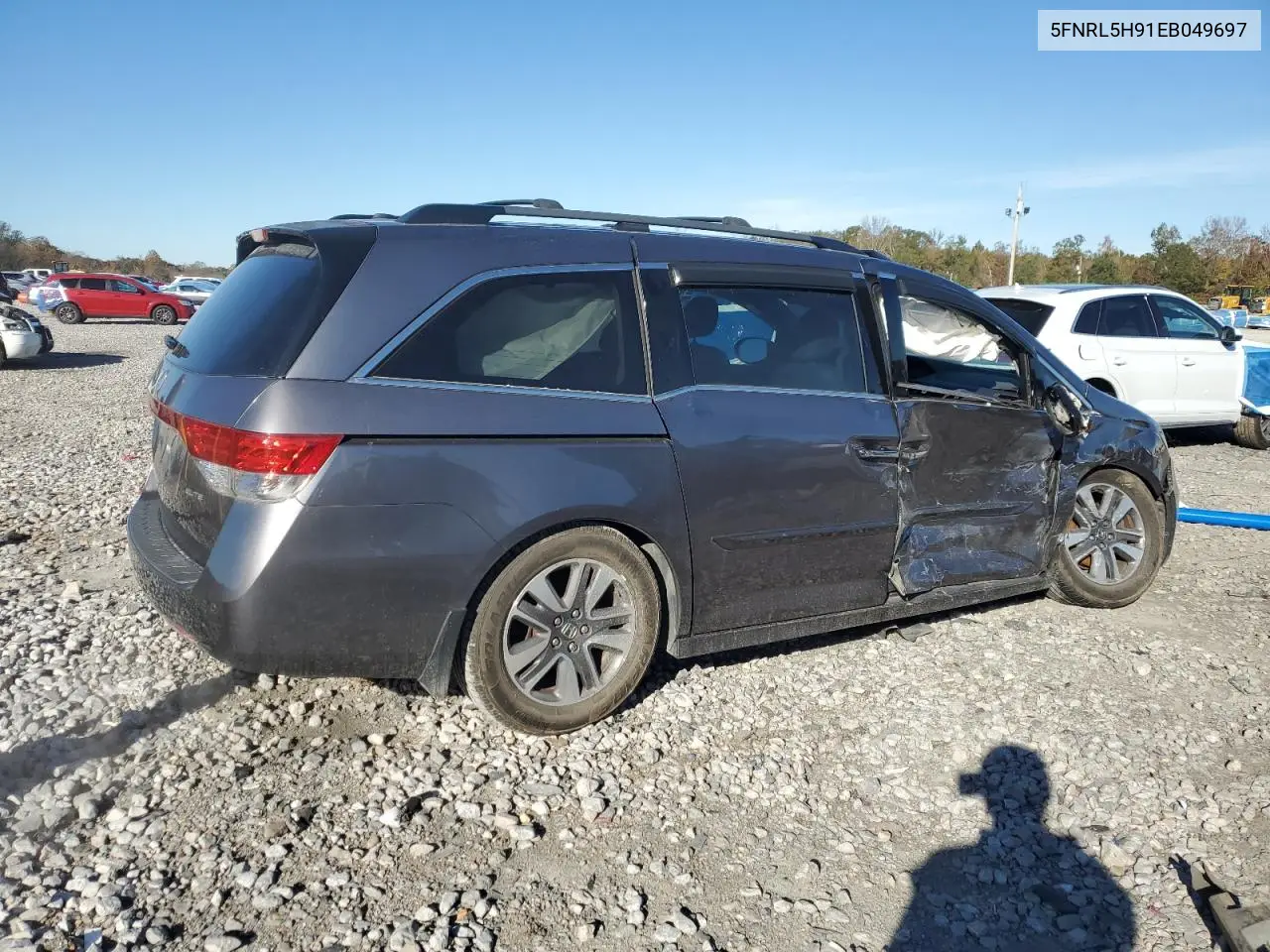 5FNRL5H91EB049697 2014 Honda Odyssey Touring