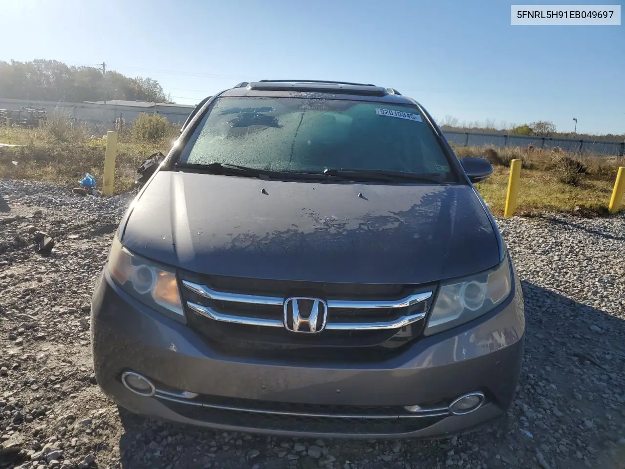 5FNRL5H91EB049697 2014 Honda Odyssey Touring