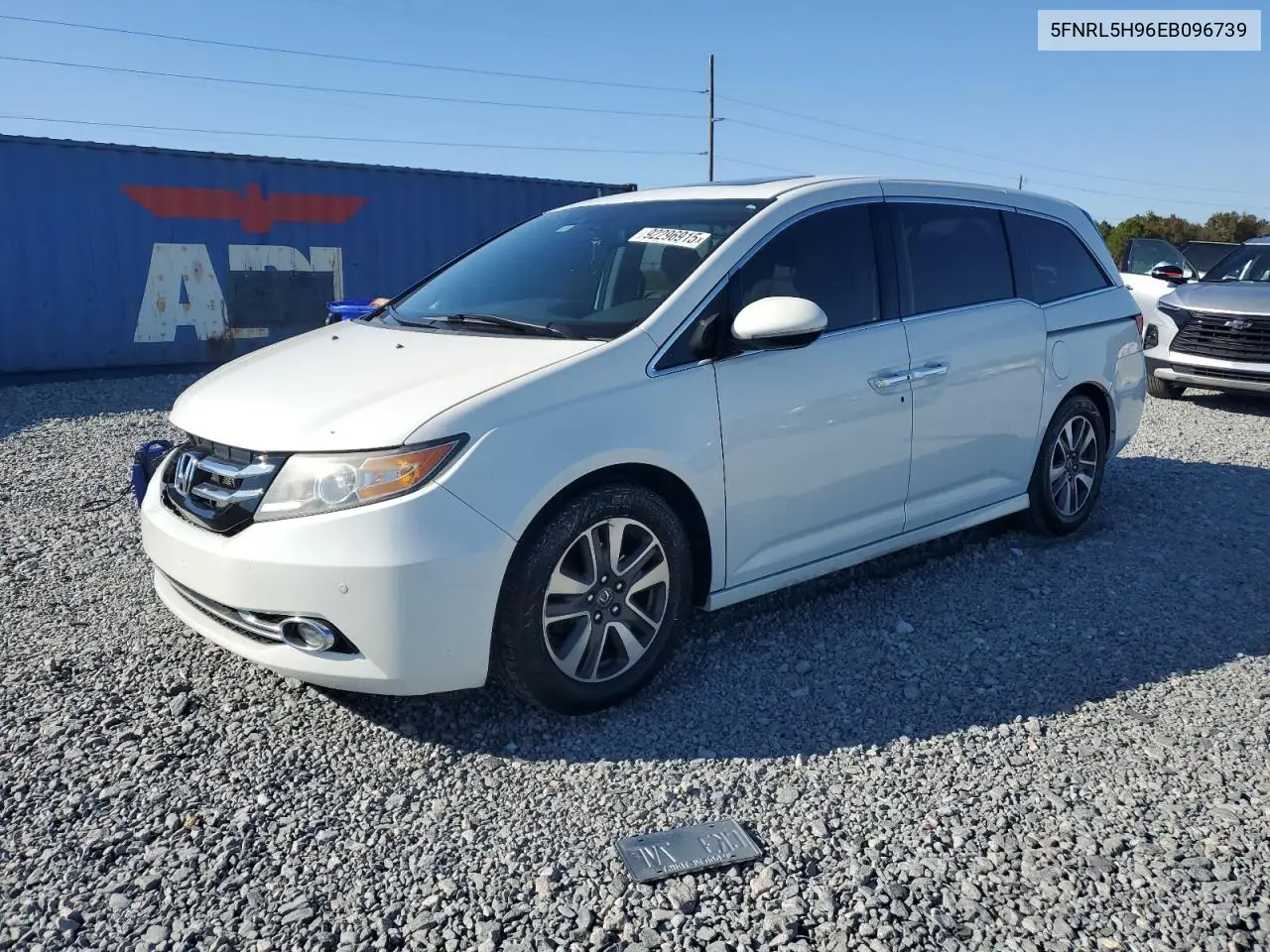5FNRL5H96EB096739 2014 Honda Odyssey Touring