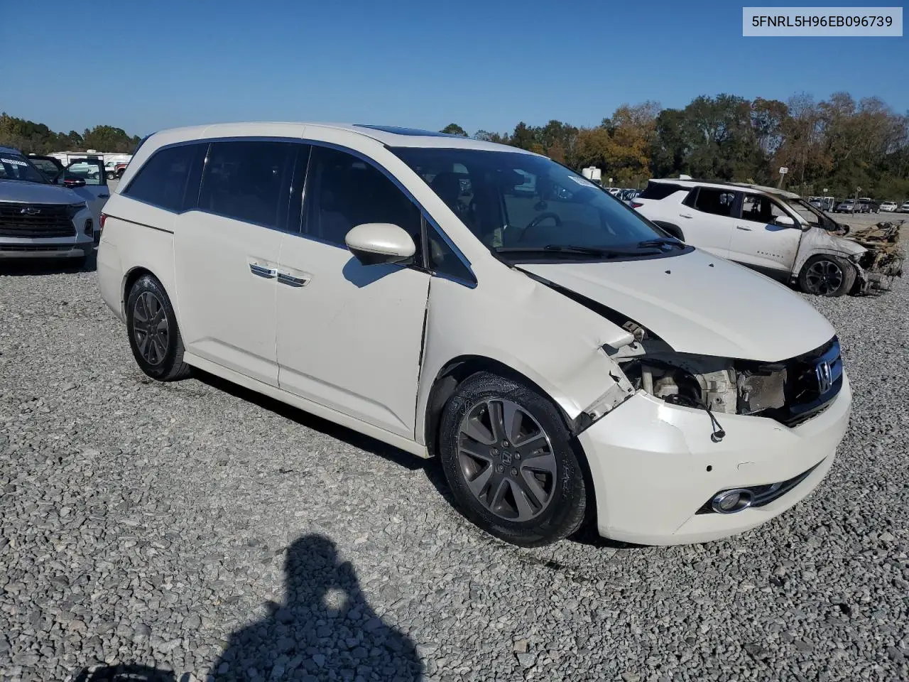 5FNRL5H96EB096739 2014 Honda Odyssey Touring