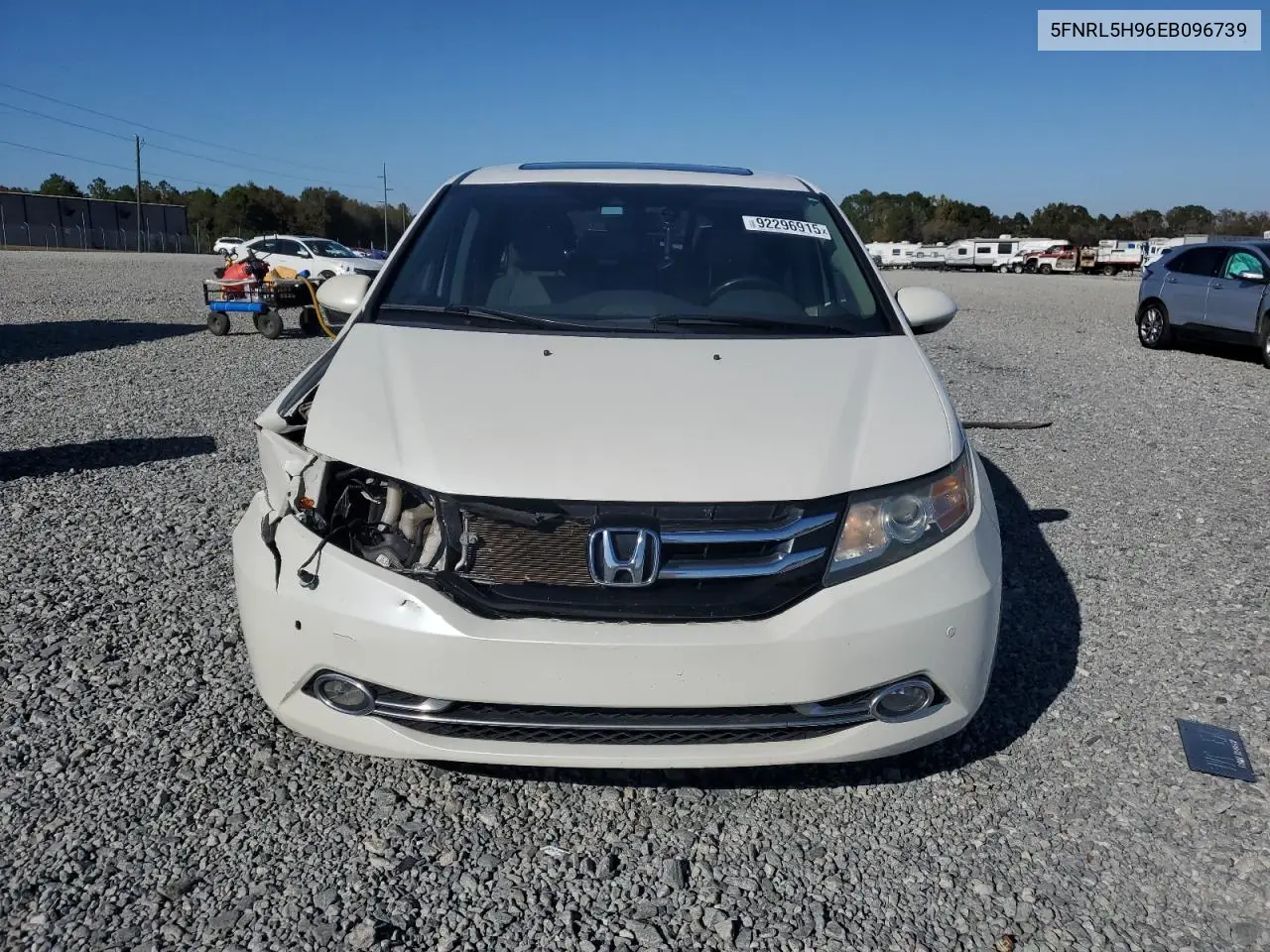 5FNRL5H96EB096739 2014 Honda Odyssey Touring