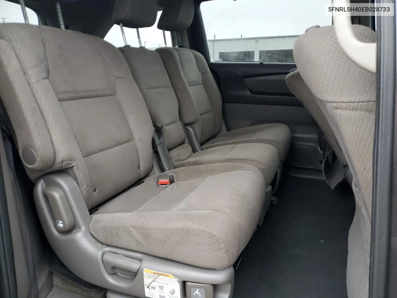 5FNRL5H40EB028733 2014 Honda Odyssey Ex