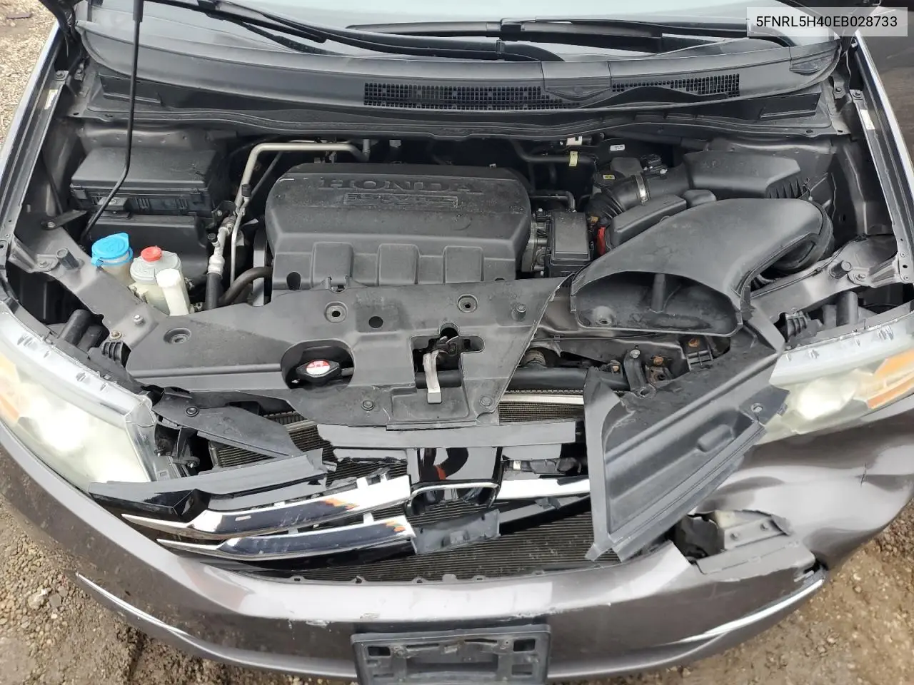 5FNRL5H40EB028733 2014 Honda Odyssey Ex