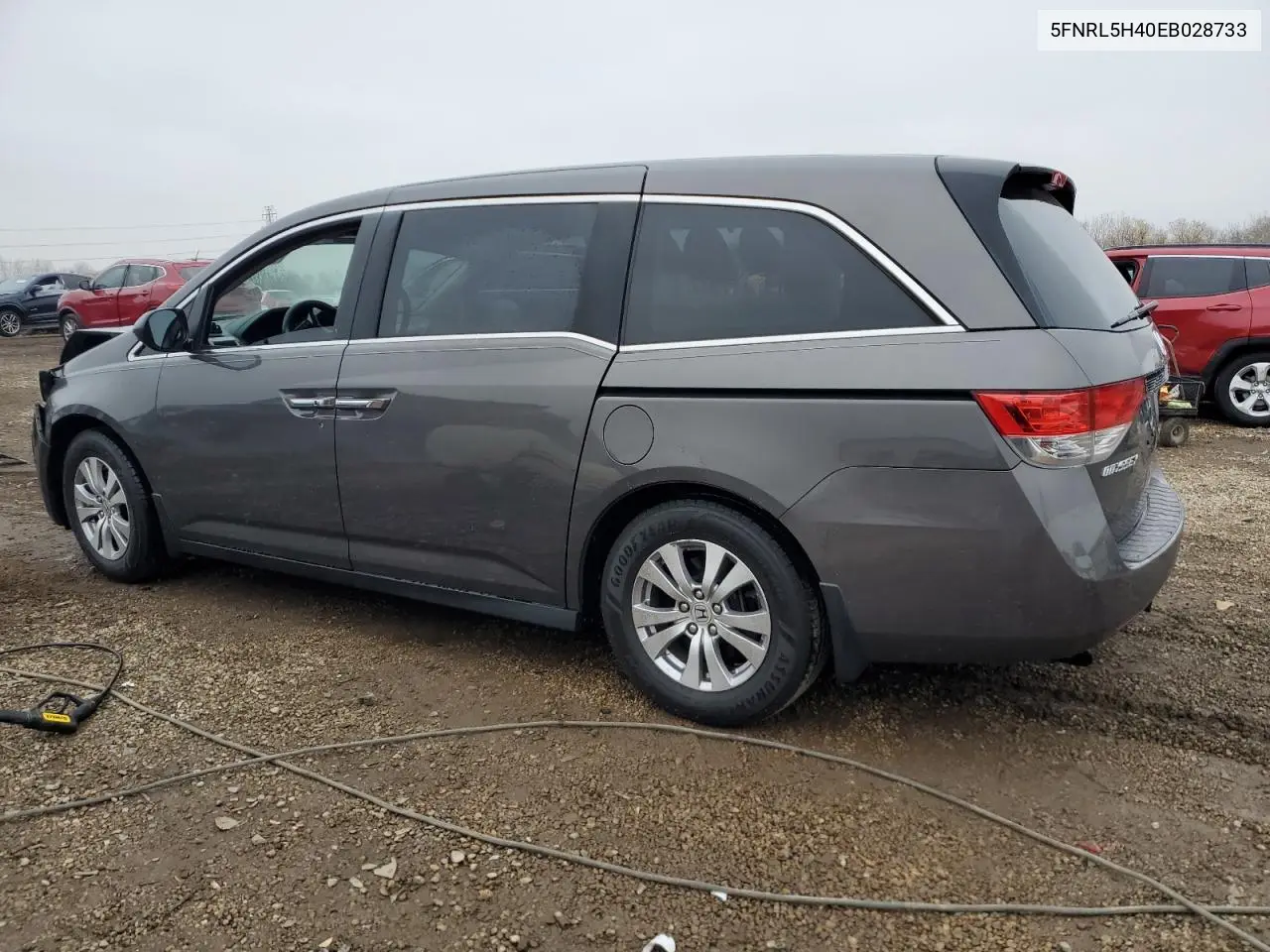 5FNRL5H40EB028733 2014 Honda Odyssey Ex