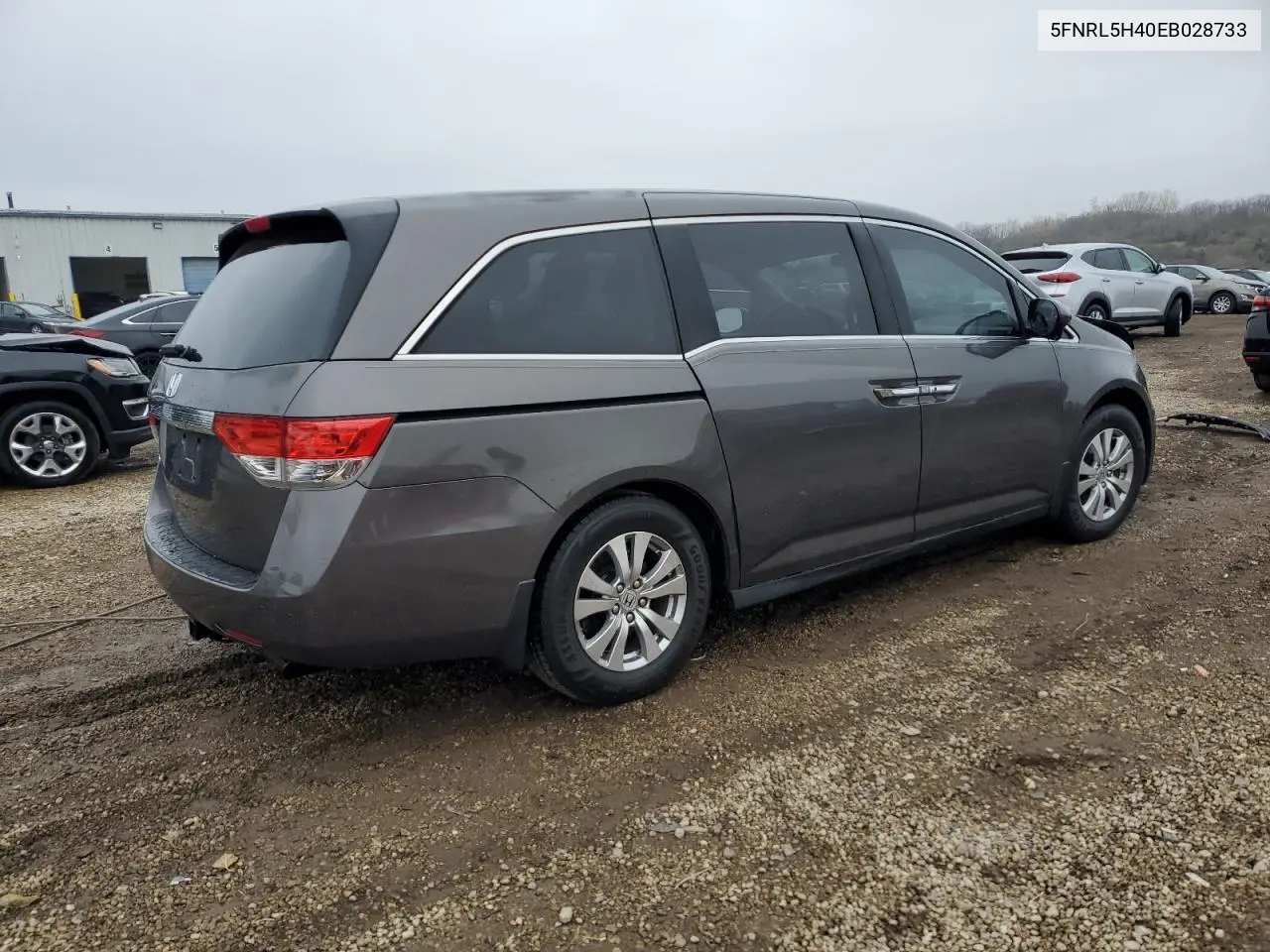5FNRL5H40EB028733 2014 Honda Odyssey Ex