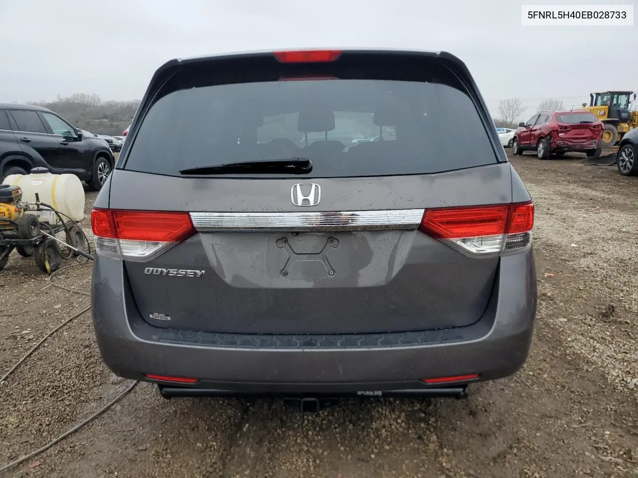 5FNRL5H40EB028733 2014 Honda Odyssey Ex