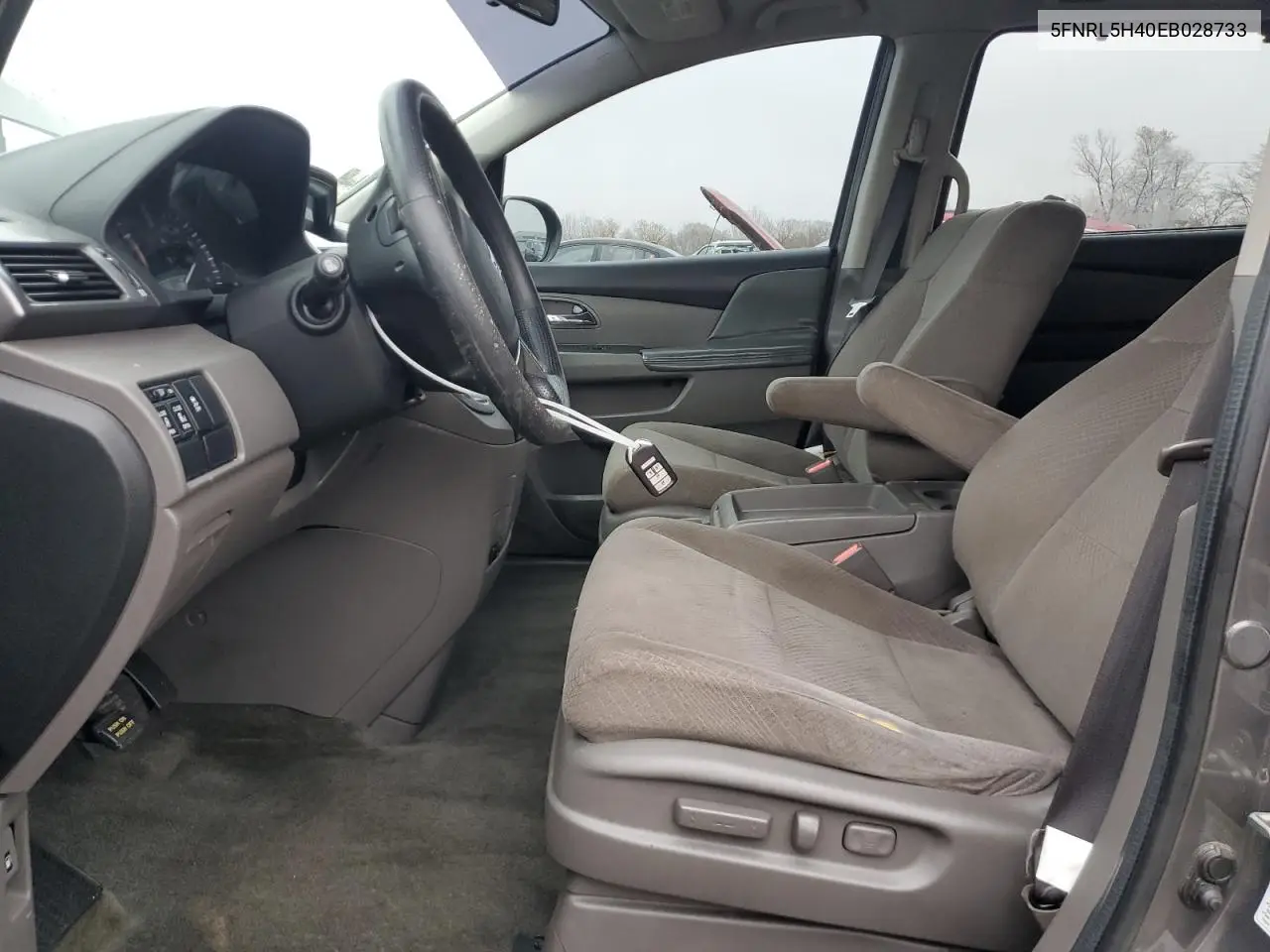 5FNRL5H40EB028733 2014 Honda Odyssey Ex
