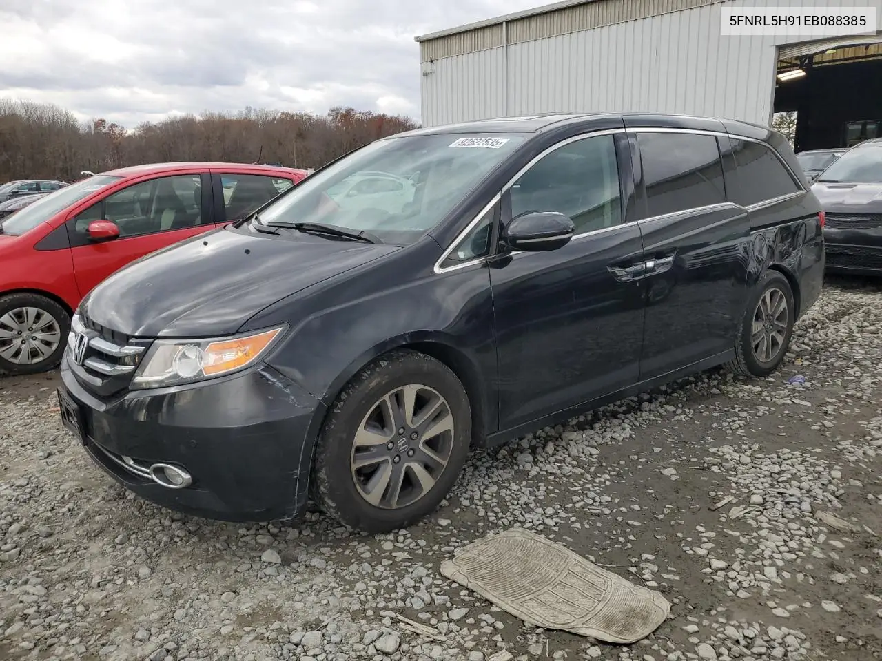 5FNRL5H91EB088385 2014 Honda Odyssey Touring