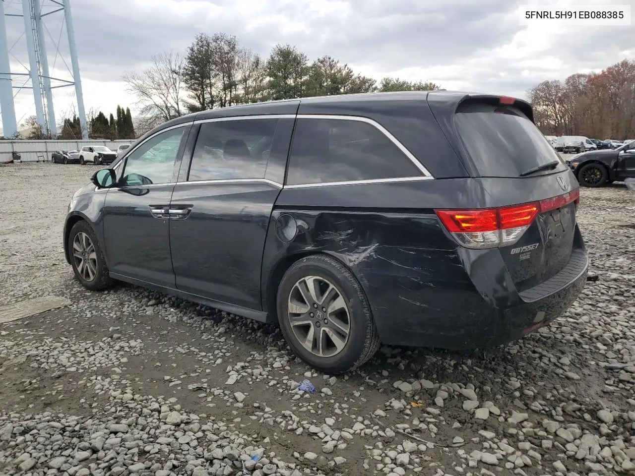 5FNRL5H91EB088385 2014 Honda Odyssey Touring