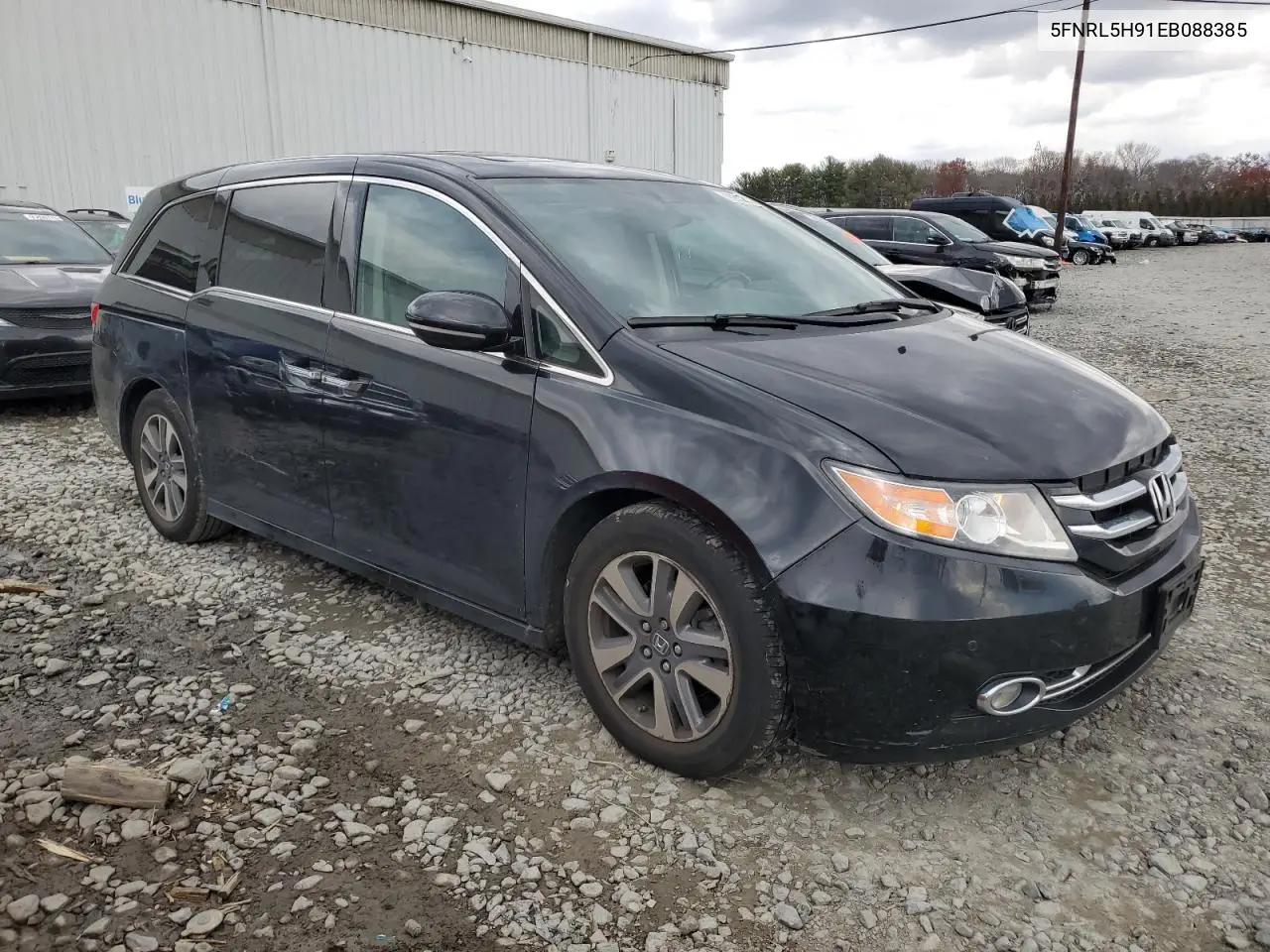 5FNRL5H91EB088385 2014 Honda Odyssey Touring