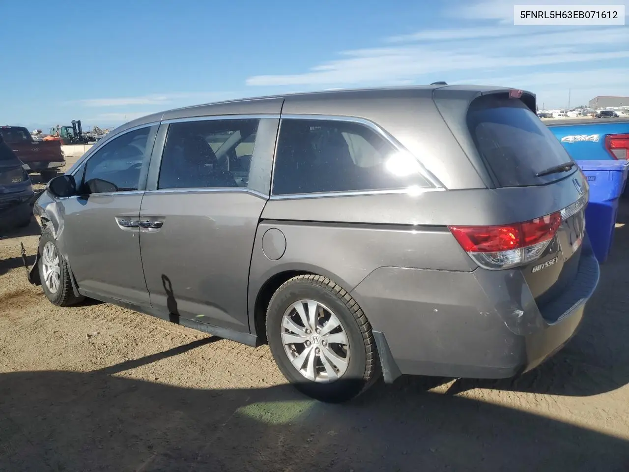 5FNRL5H63EB071612 2014 Honda Odyssey Exl