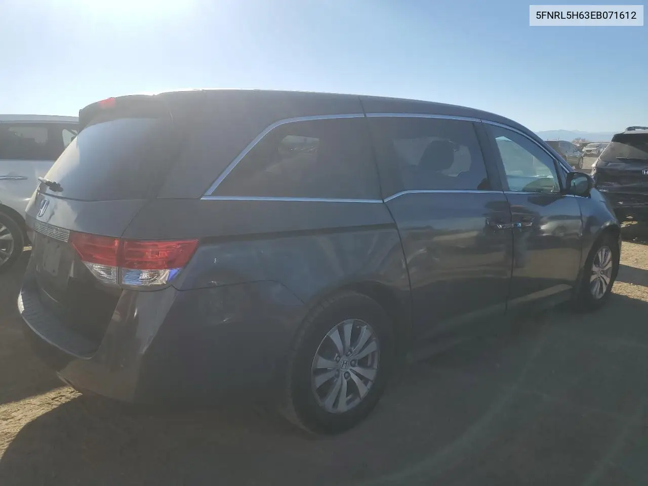 5FNRL5H63EB071612 2014 Honda Odyssey Exl