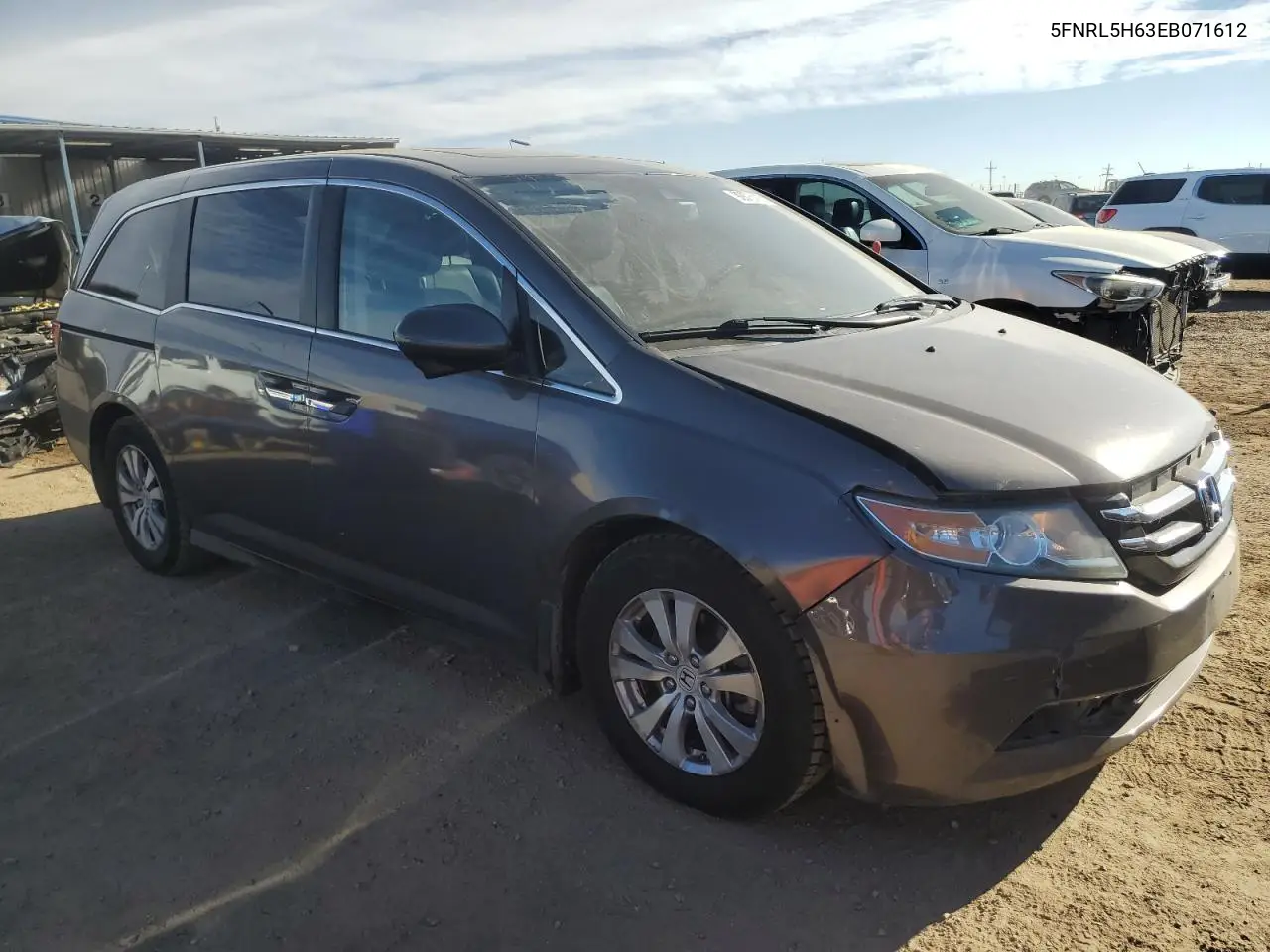 5FNRL5H63EB071612 2014 Honda Odyssey Exl