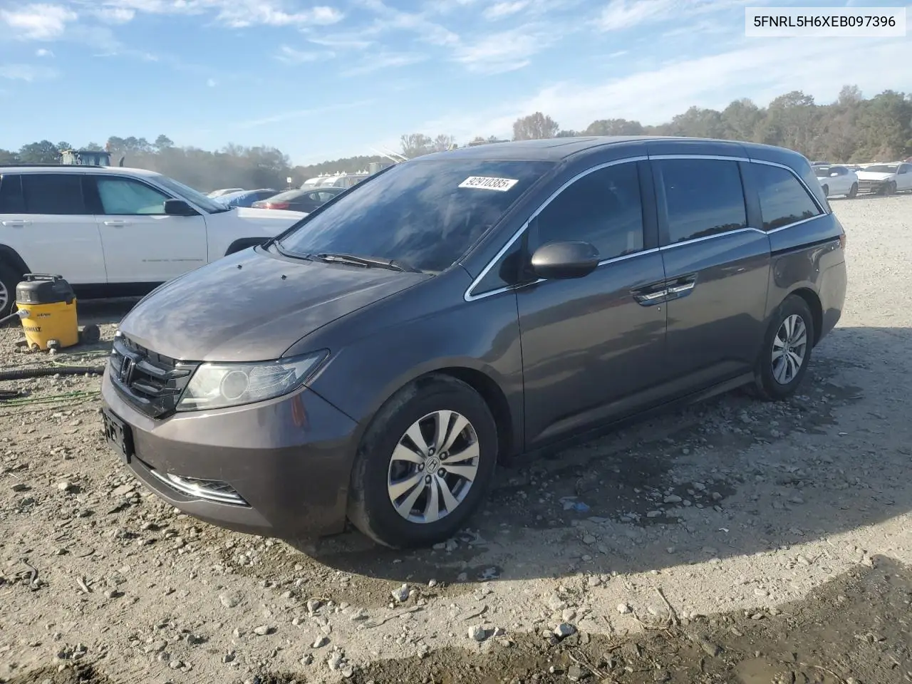 5FNRL5H6XEB097396 2014 Honda Odyssey Exl