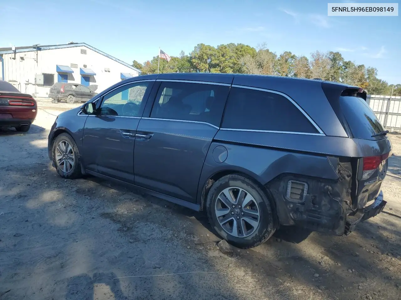 5FNRL5H96EB098149 2014 Honda Odyssey Touring