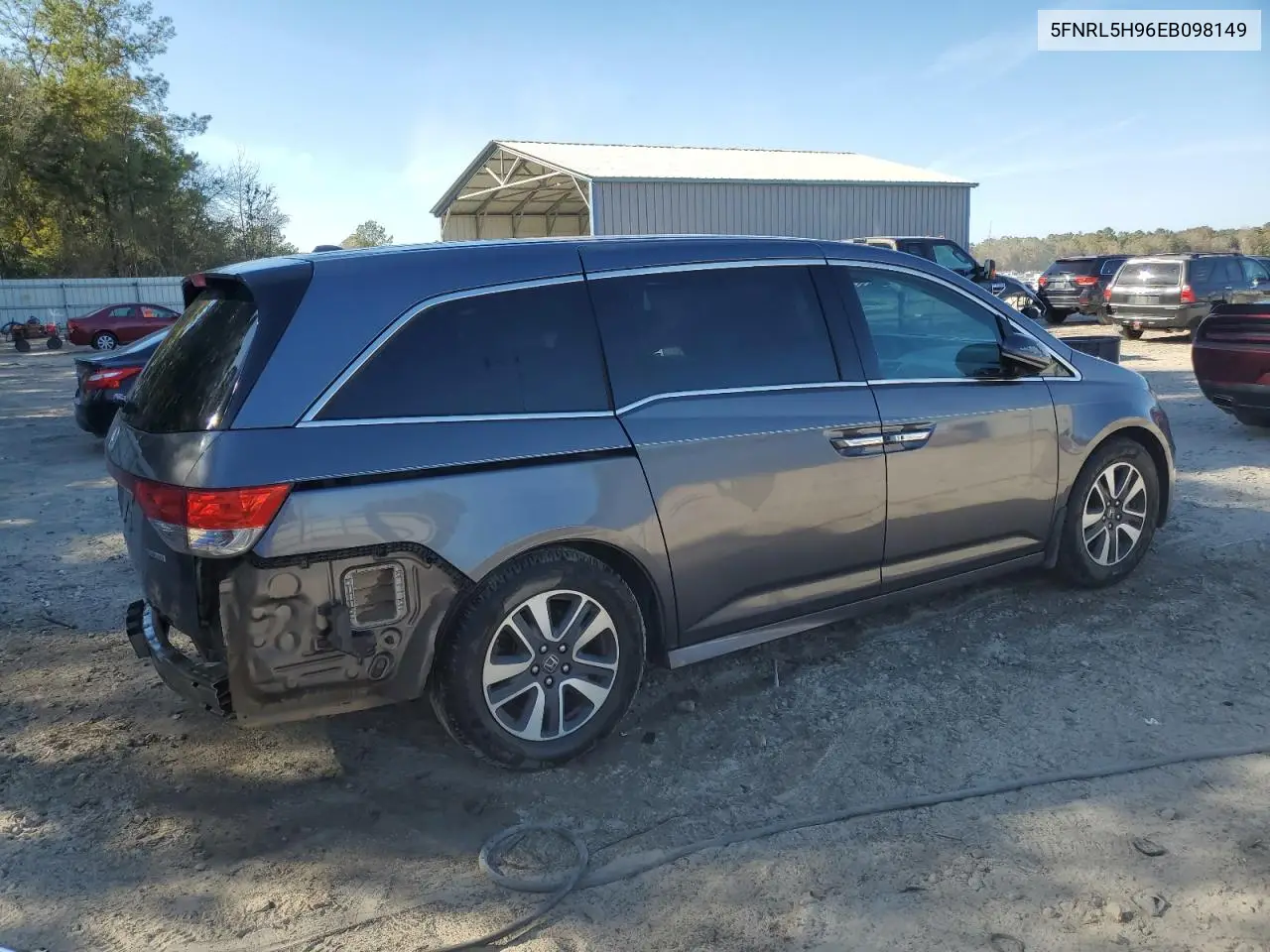 5FNRL5H96EB098149 2014 Honda Odyssey Touring